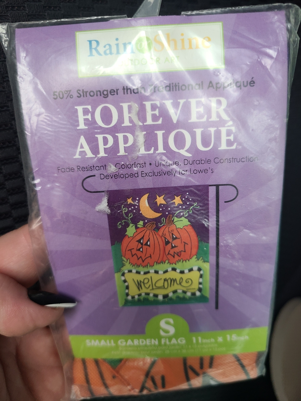 Halloween Themed Small Garden Flag